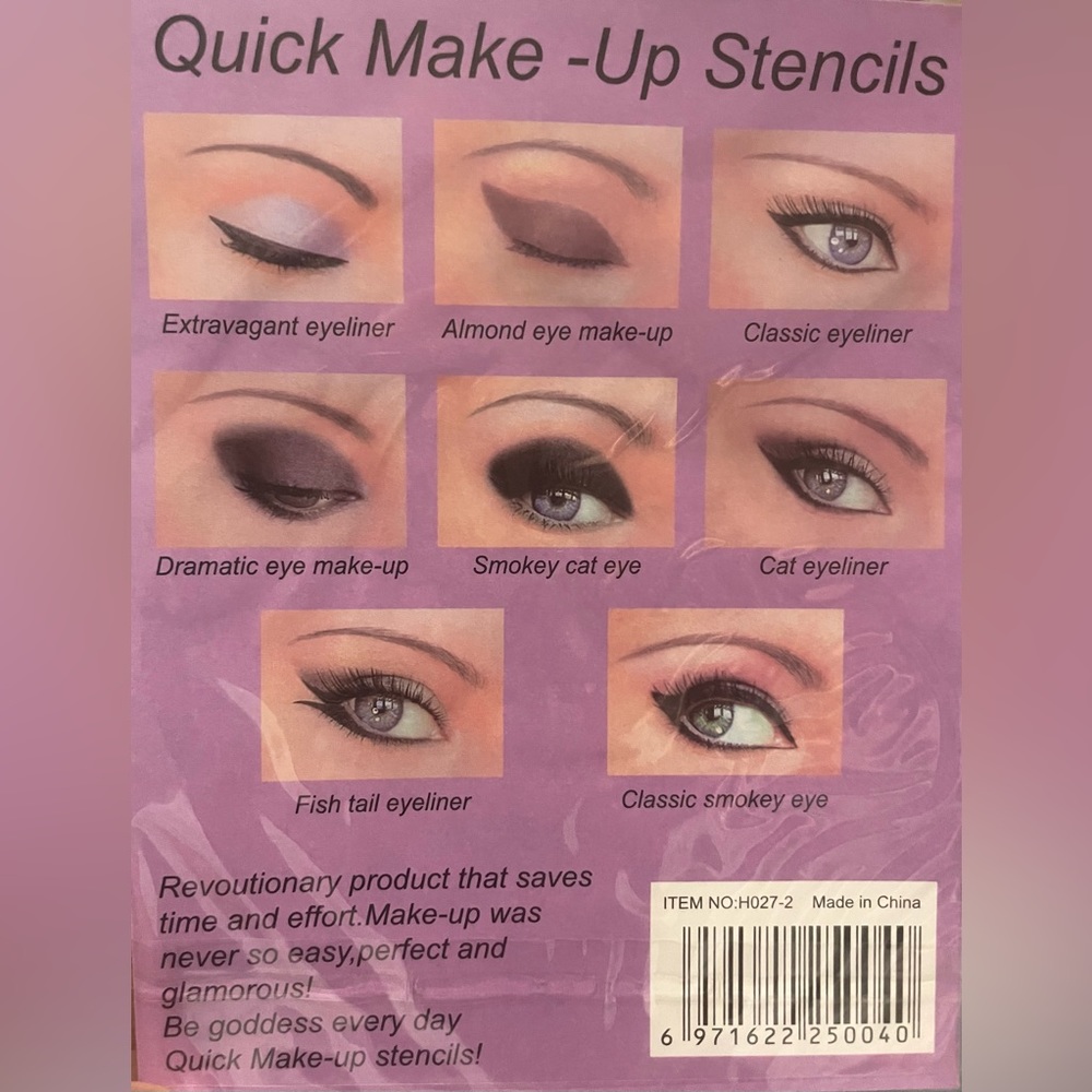 Quick Make-Up stencils - Picture 3 of 7